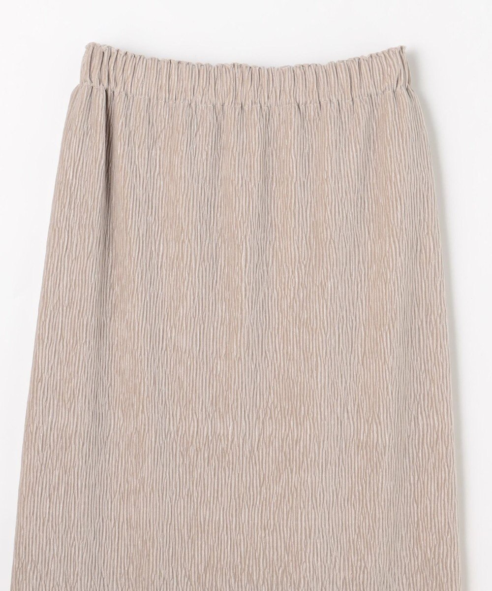 ANY L 【ウエストゴム】シュリンクベロアスカート 