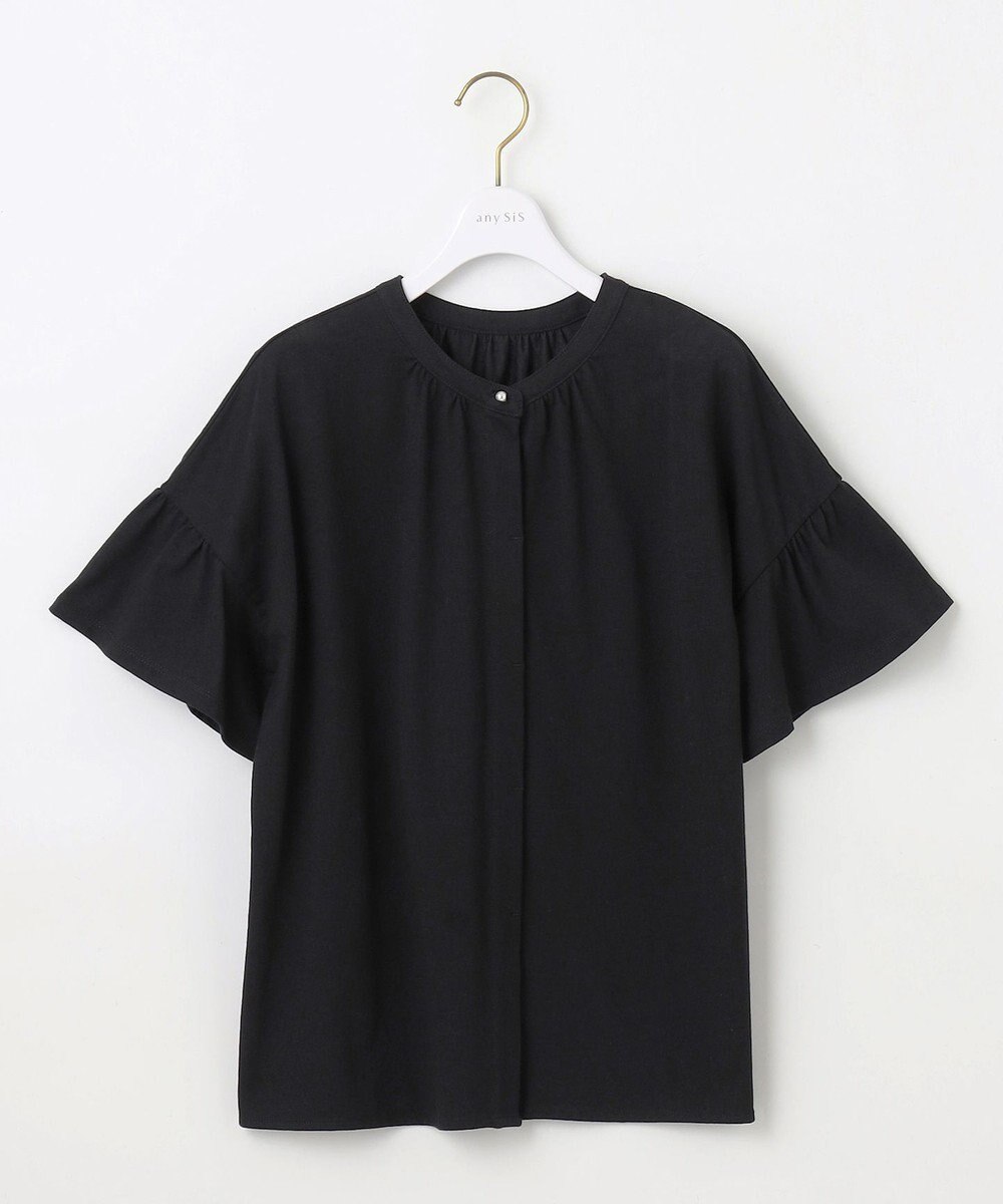 ANY SIS 【UVケア・接触冷感】汗ジミ防止加工カット ブラウス 