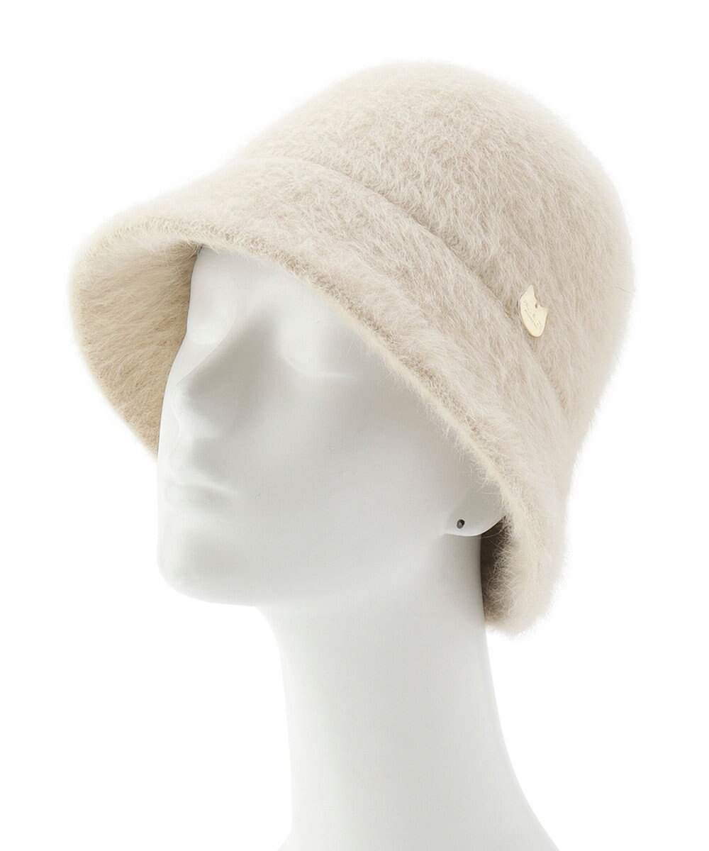 MOONBAT PAUL & JOE ACCESSOIRES 【サイズ調整可】ネコプレート付シャギークロッシェ 