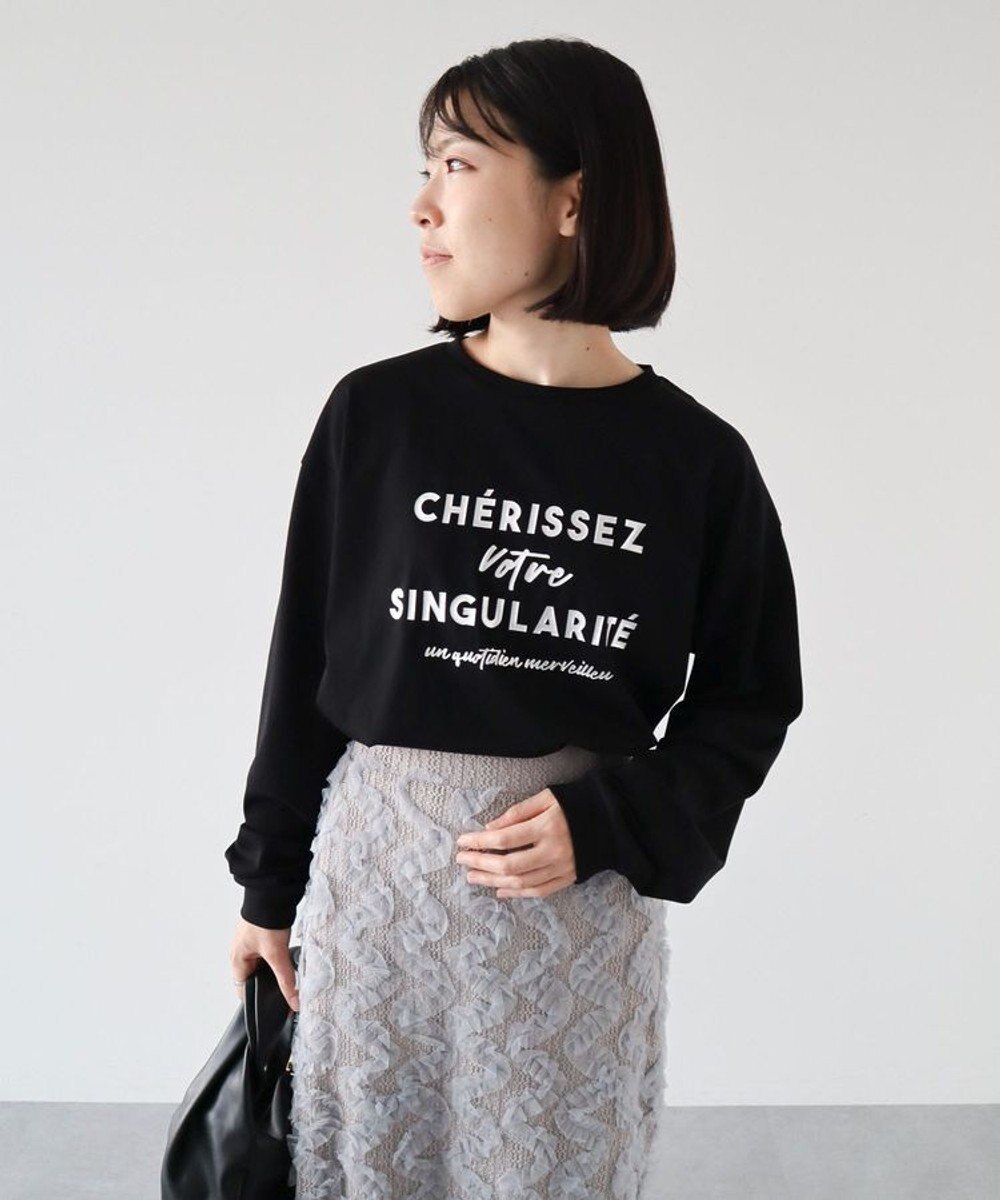 Green Parks 箔プリント長袖ロンＴＥＥ 