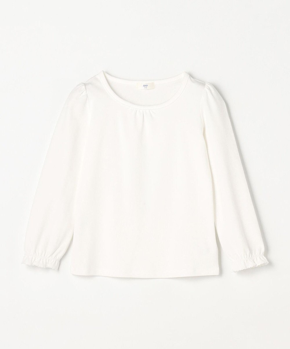 ANY KIDS 襟なしカットソーブラウス 