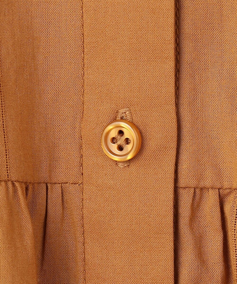 UNFILO ペプラム ギャザーブラウス 