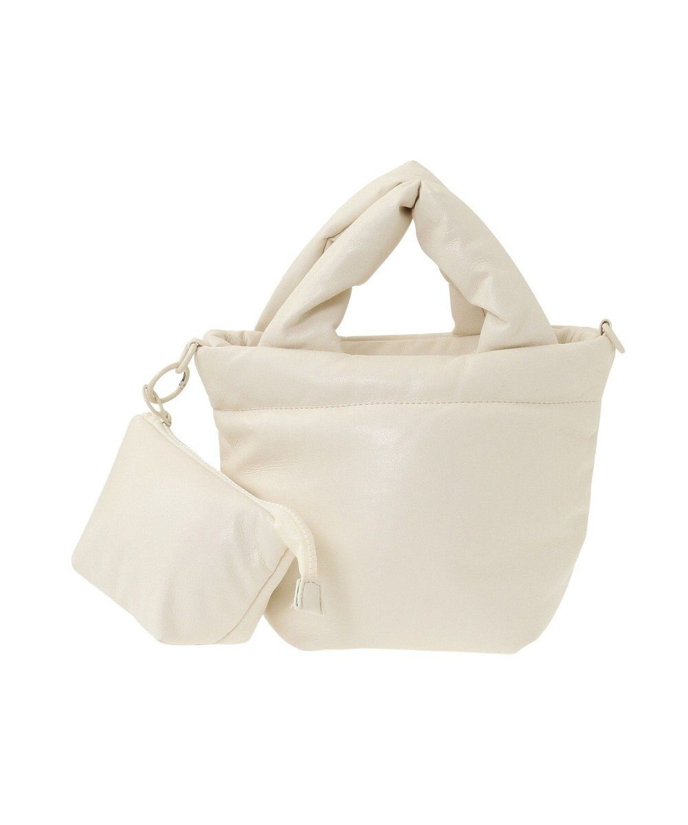 Green Parks ・ｃａｃｈｅ　ｃａｃｈｅポーチ付パフィ２ｗａｙバッ 