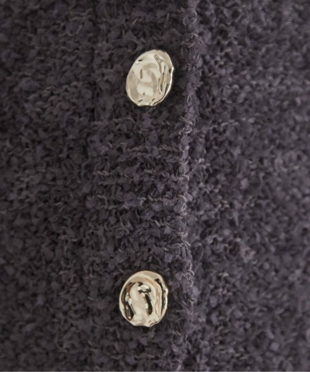 WEGO 【ANGIE VINTAGE】リボンヤーンVネックニットカーディガン 