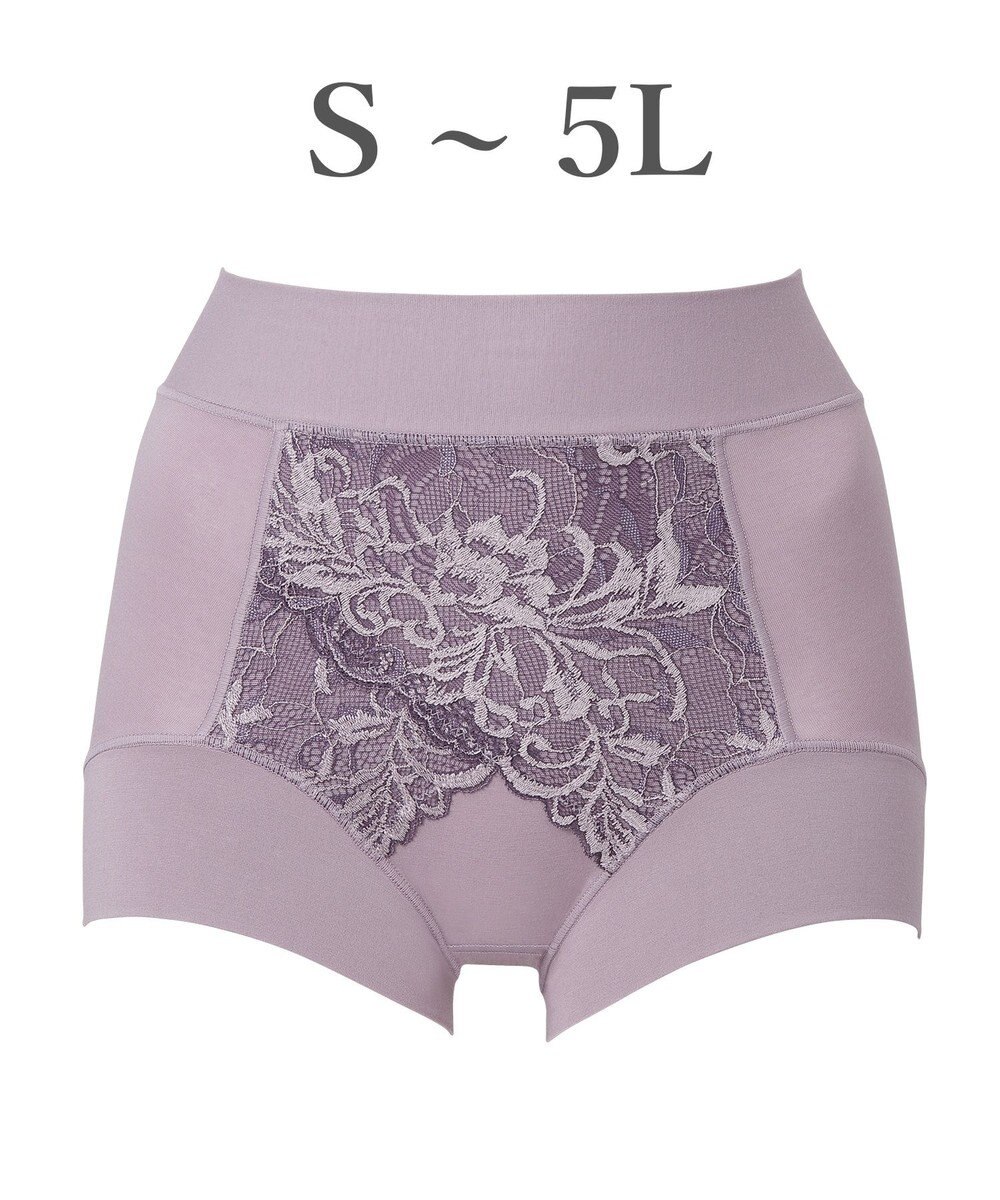 BRADELIS New York 【BRADELIS NewYork peace】綿混フィットレースショーツ24 ブラデリス 補正下着 ハイウエスト 深め 