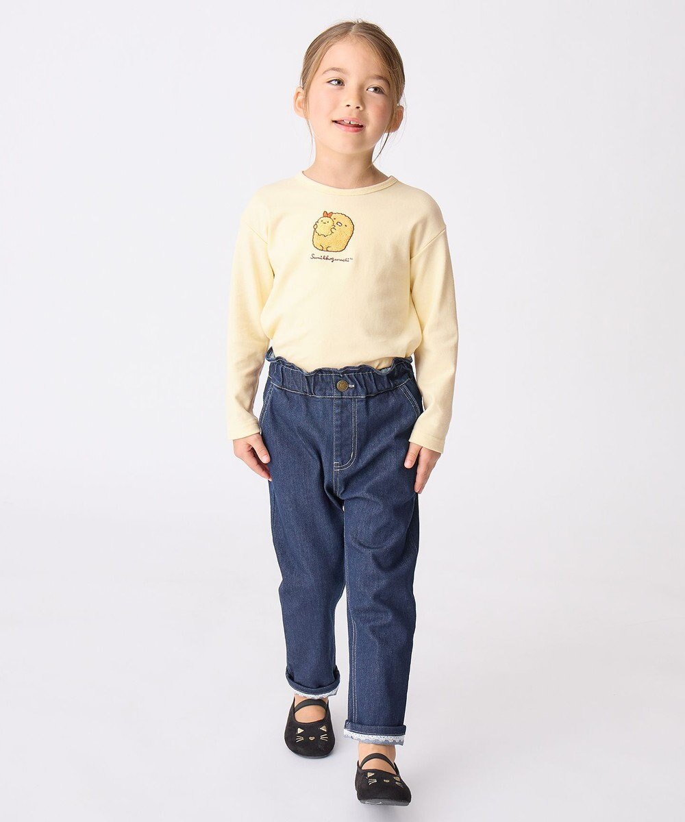 ANY KIDS 【すみっコぐらし】サガラ刺繍 長袖 Tシャツ 