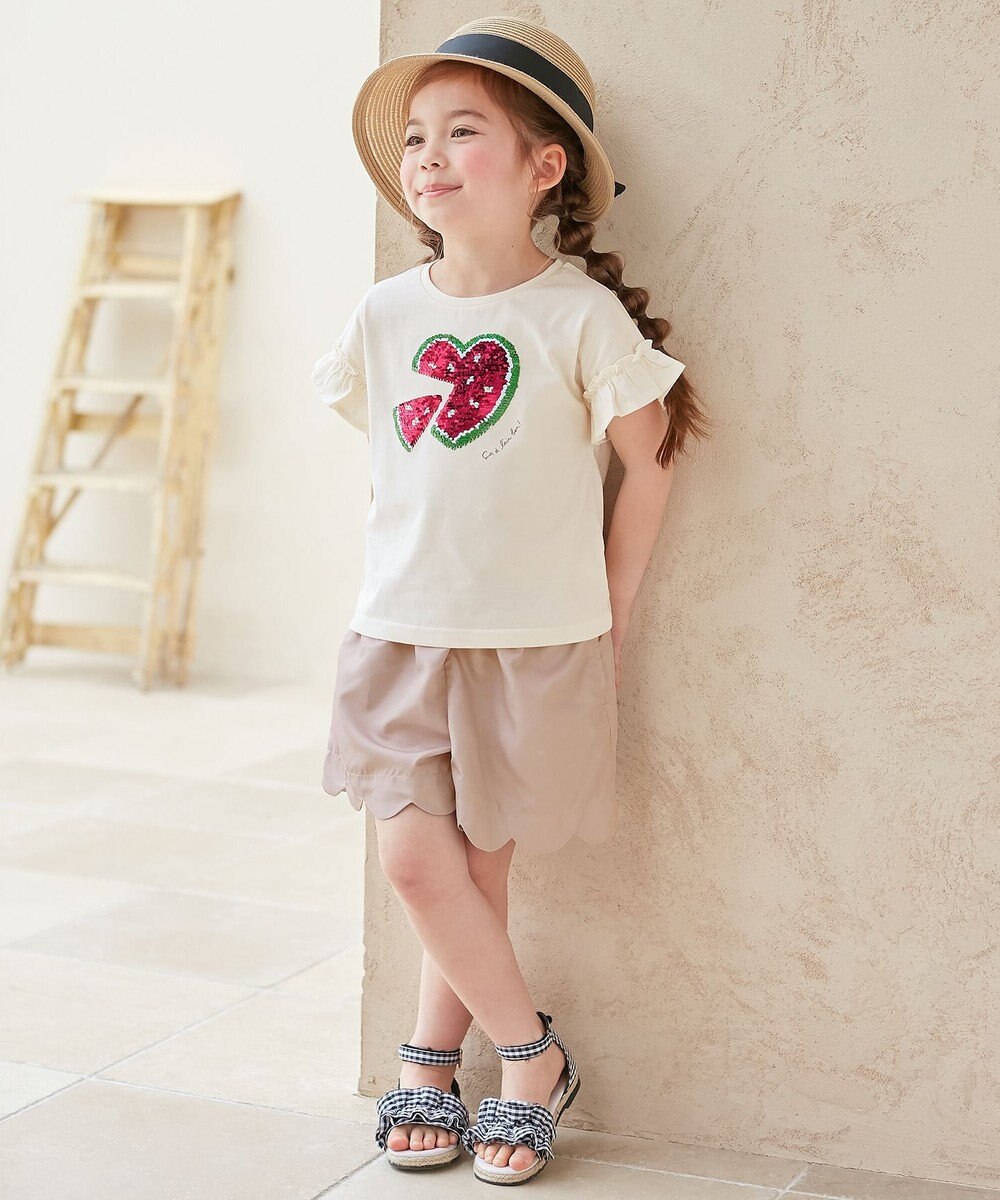 ANY KIDS 水陸両用 柄が浮き出る ショートパンツ 