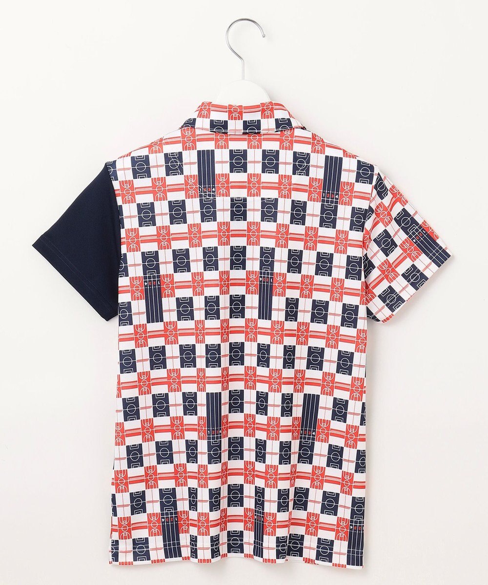 23区GOLF 【WOMEN】【吸水速乾/UVカット】フィールドチェック柄ポロシャツ 