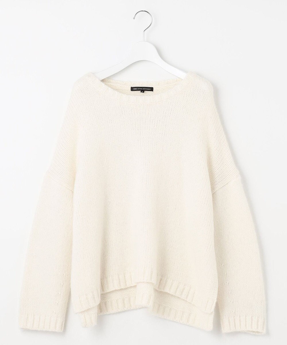 23区 【滝沢眞規子さん着用】ベビーアルパカ クロップド ニット 