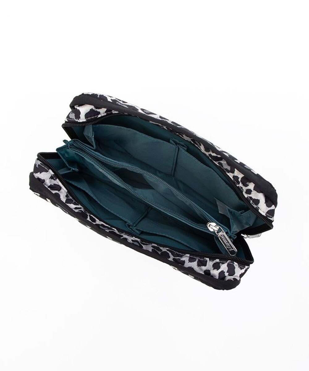 LeSportsac TECH ORGANIZER/ニュートラルレオパード 