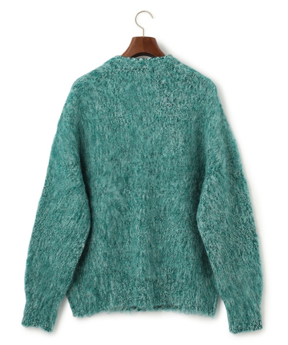 J.PRESS MEN 【J.PRESS ORIGINALS】SHETLAND WOOL SHAGGY MOULINET COLOR SADLE CARDIGAN / JAPAN MADE 