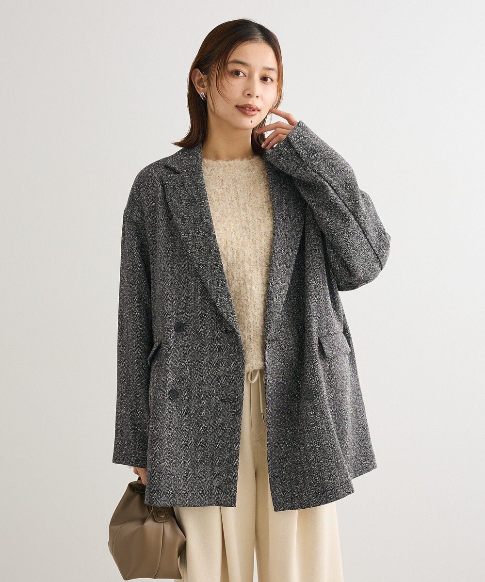 Green Parks ブークレＭＩＸニットチュニック 