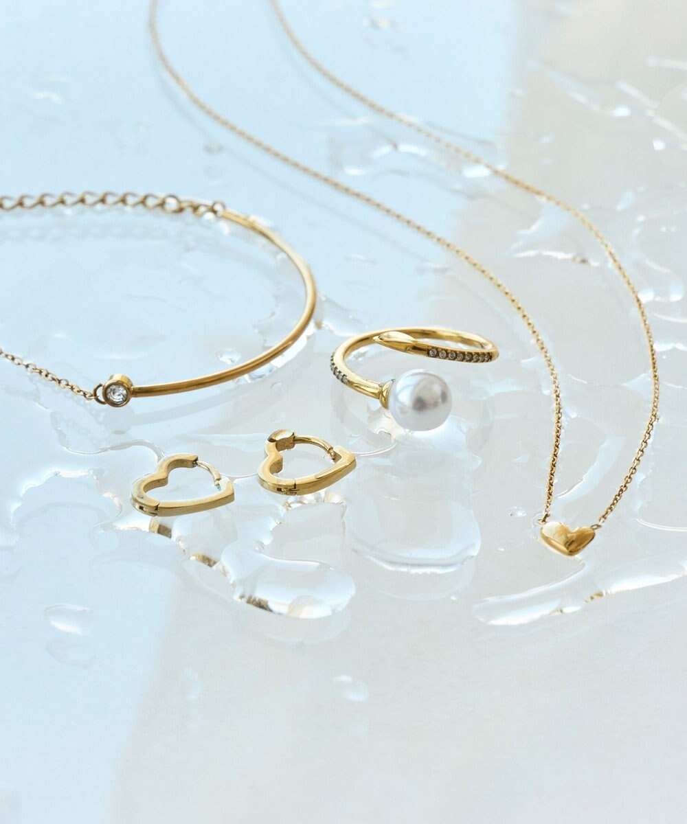 Phoebe 【金属アレルギー対応】カラージェムステーションネックレス/天然石/サージカルステンレス 