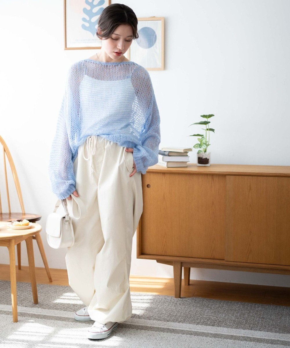 WEGO モヘアライクニットプルオーバー 