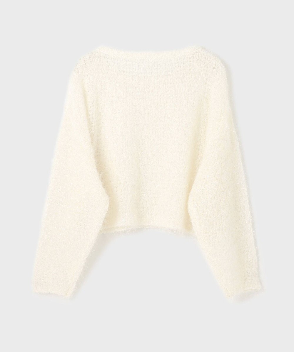 GRACE CONTINENTAL フィルムヤーンニットトップ 