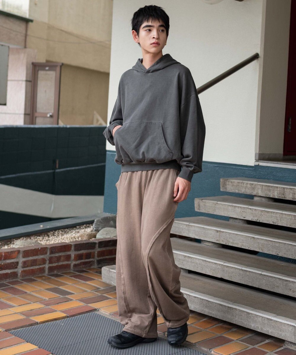 WEGO 【ユニセックス着用ITEM】バルーンクロップドプルパーカー 