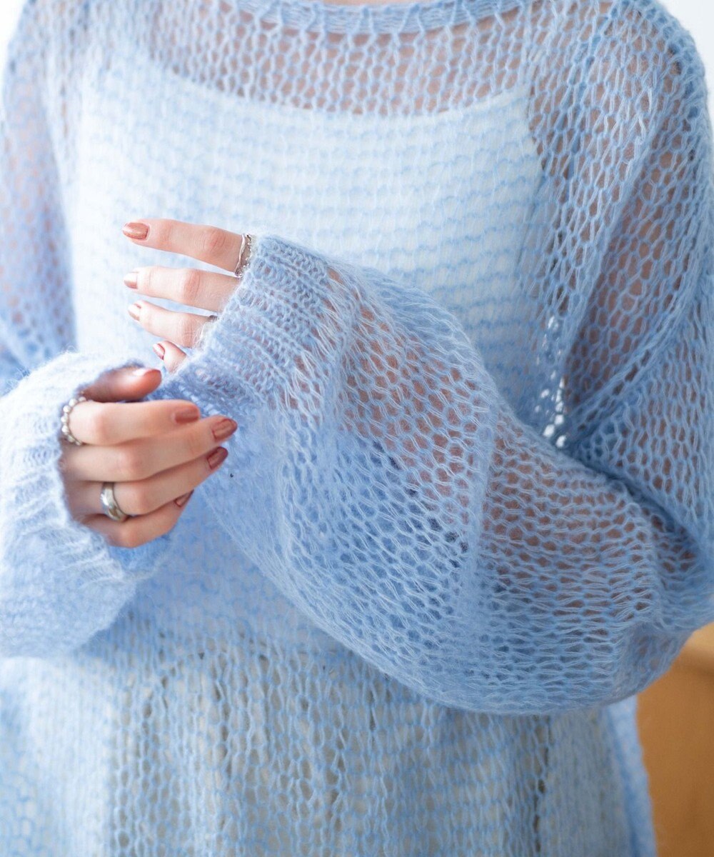 WEGO モヘアライクニットプルオーバー 