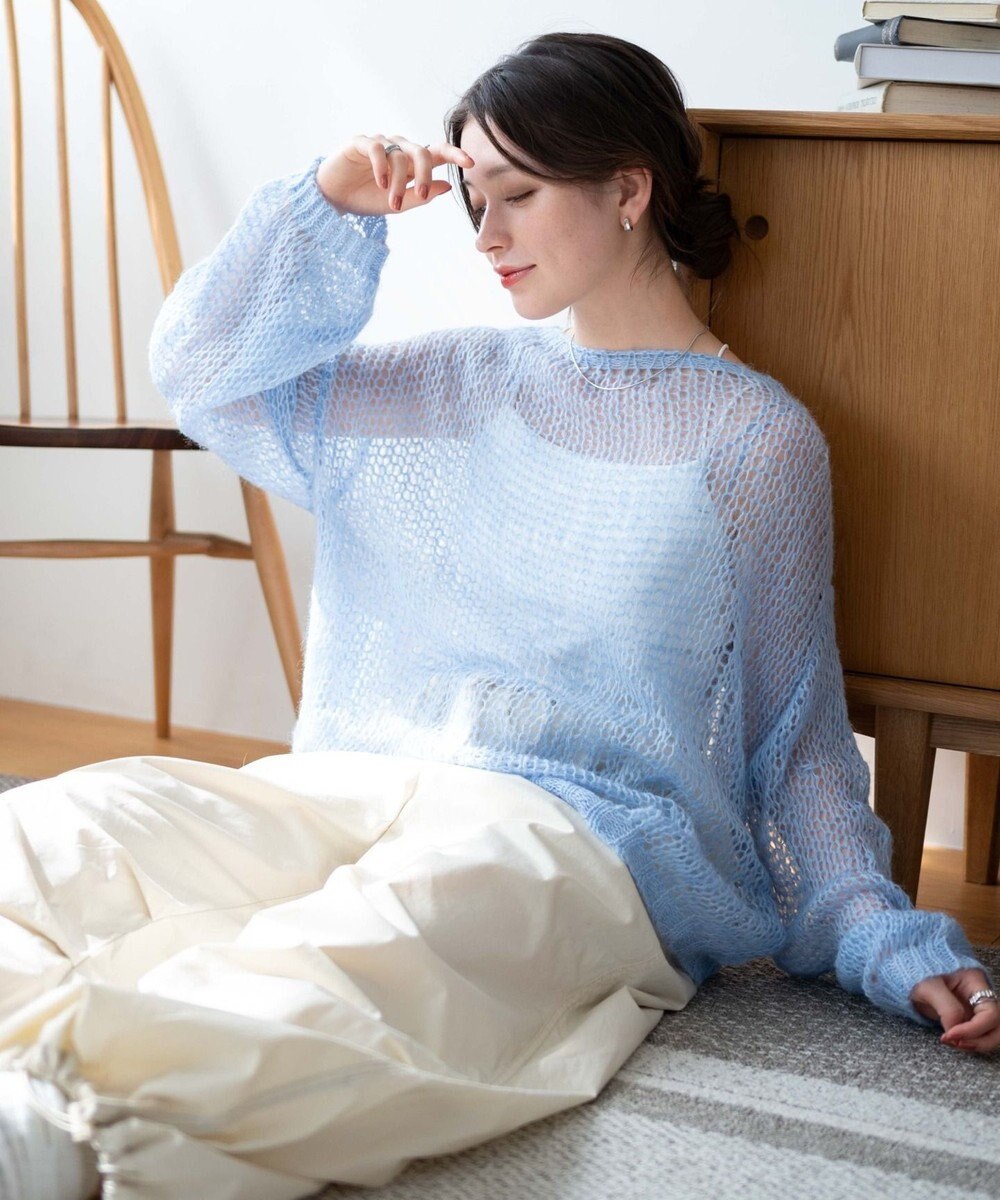 WEGO モヘアライクニットプルオーバー 