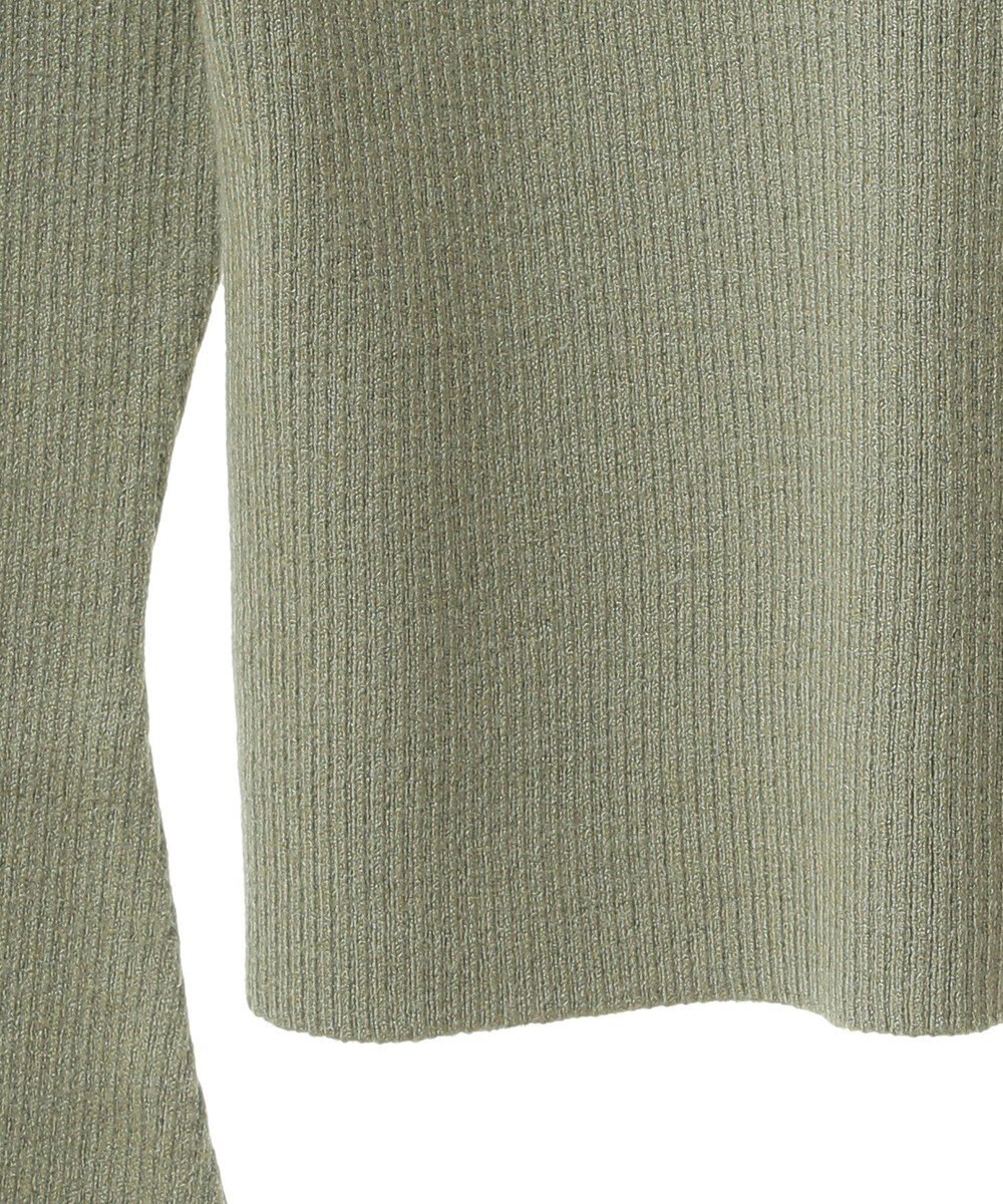 Green Parks ・ｓｗｉｎｇ　ｂｙ　袖パールボタンハイネックニット 