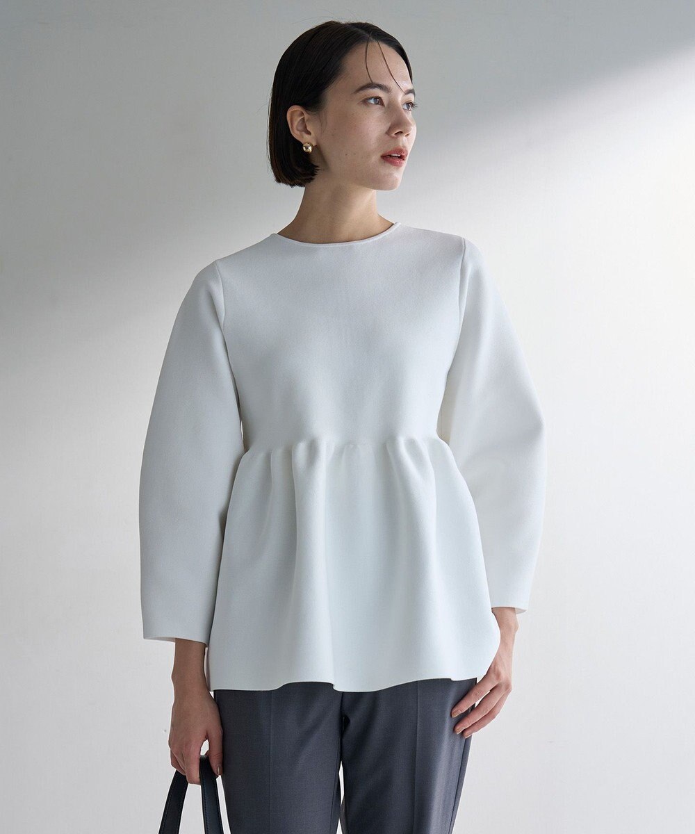 UNFILO 【VERY×UNFILOコラボ】2WAY ペプラムカーディガン 