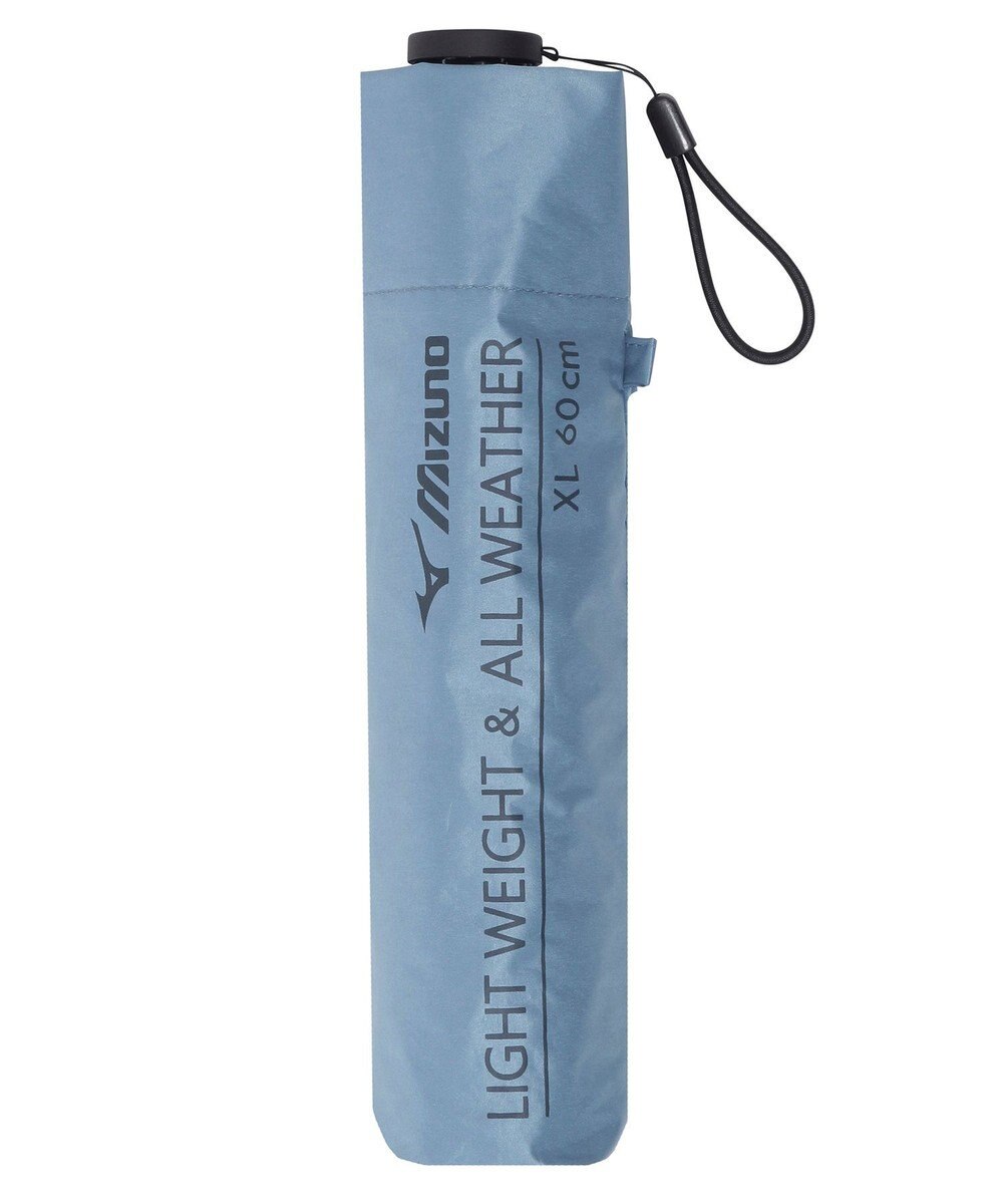 MOONBAT 【WEB限定】MIZUNO  (ミズノ)  BIGロゴ 無地 日傘 折りたたみ傘 パラソル 晴雨兼用 軽量 一級遮光 遮熱効果 遮光率100% UV遮蔽100% 