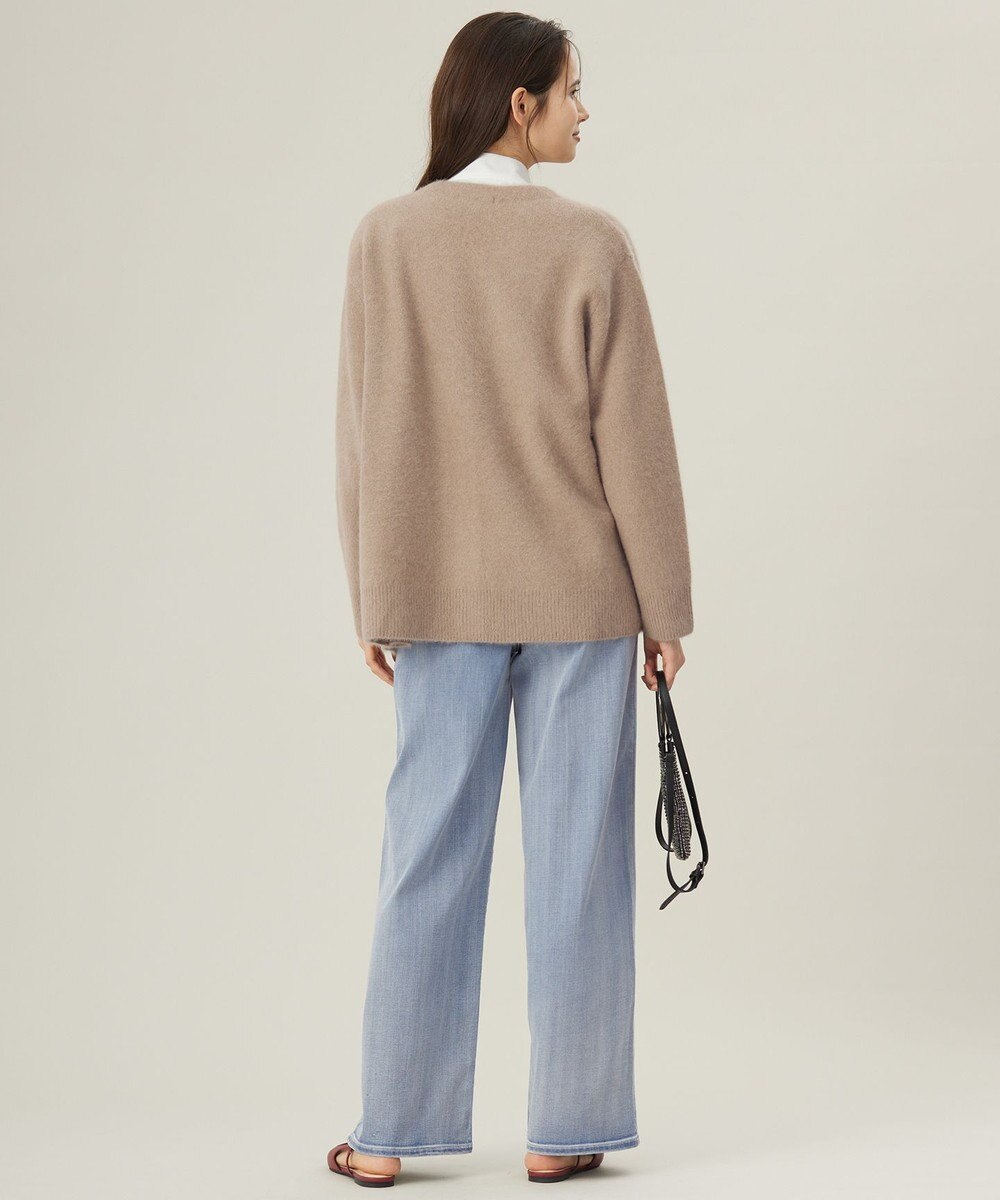 自由区 フォックスウール カーディガン 