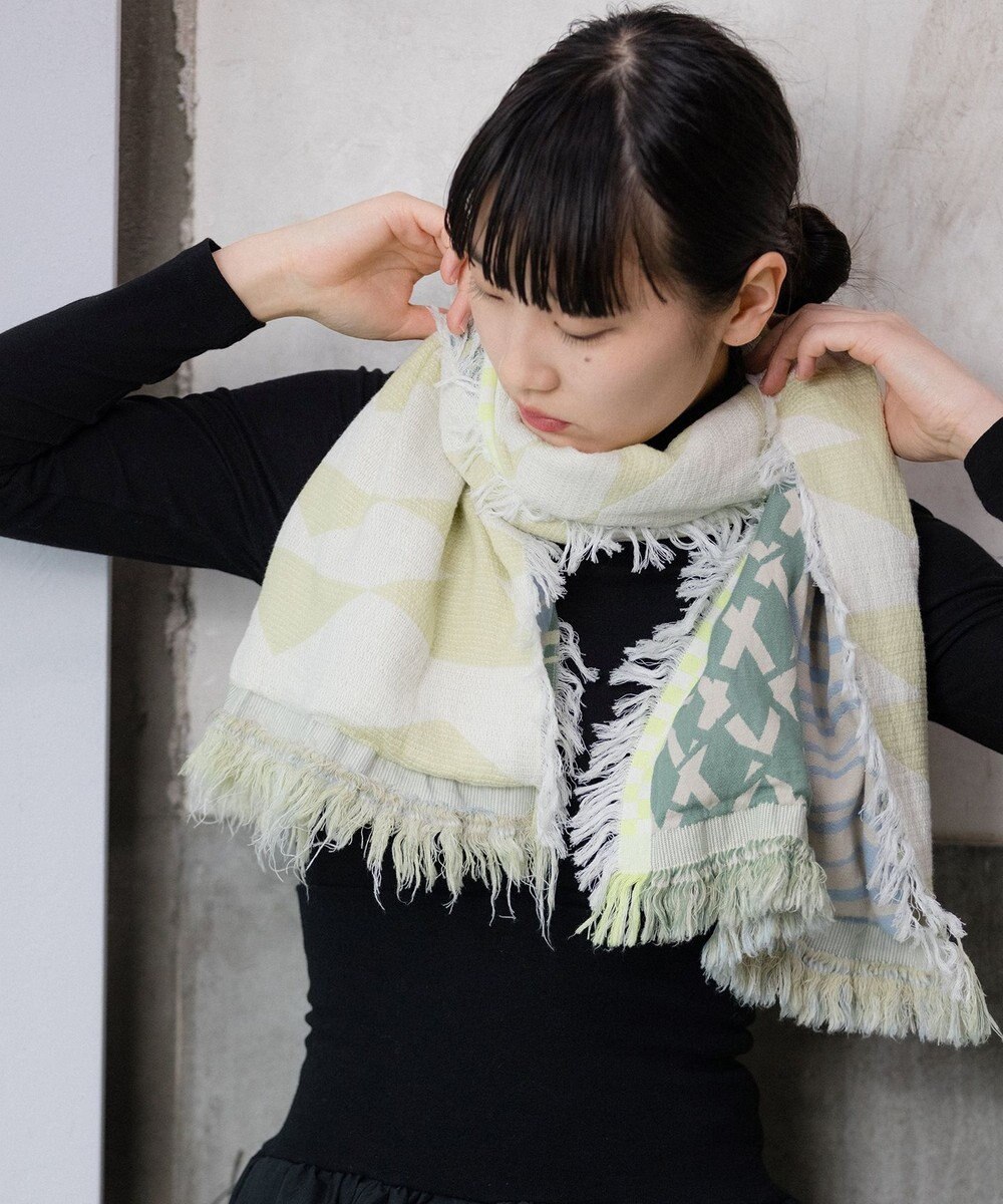 POLS コットン meadow モヒカンストール 