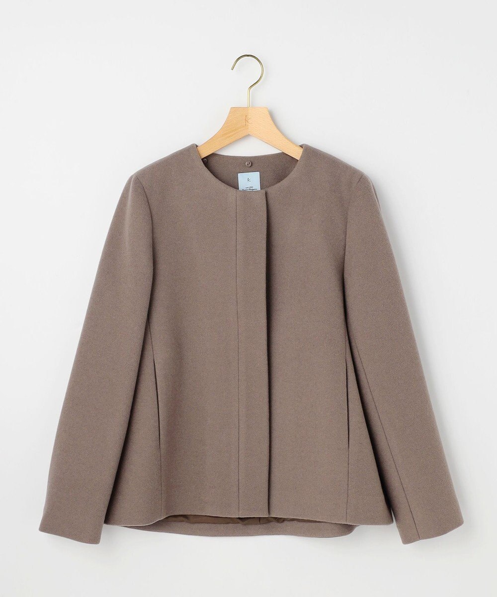 組曲 L ウールモッサ ショートコート 