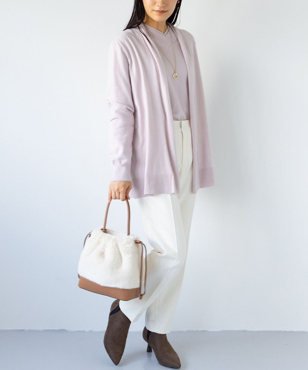 組曲 ファーバケットコンビ バッグ 