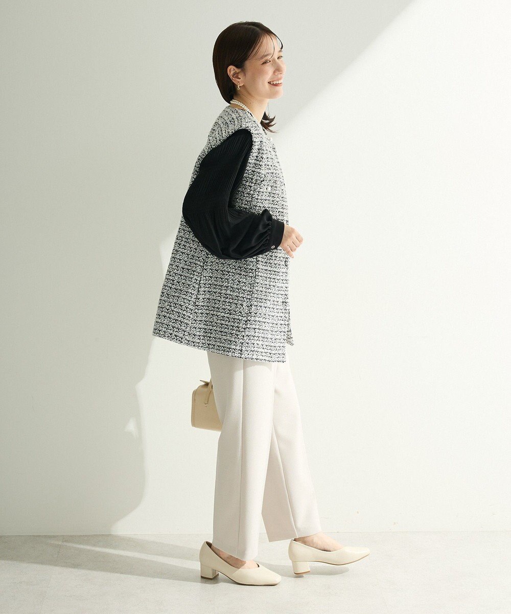 Green Parks Ｏ．袖プリーツブラウス 