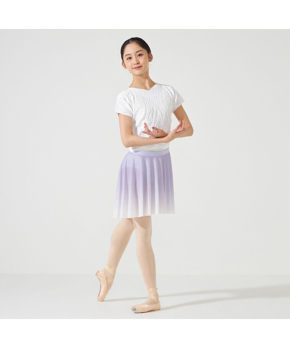 Chacott 【ノーソーイングニット】ノーソーイングコンパクトTシャツ 