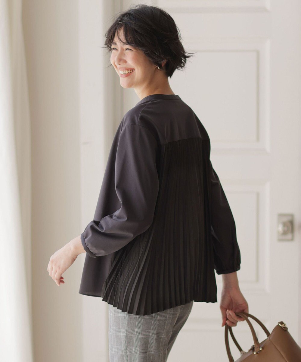 J.PRESS LADIES コンパクトトリコット バックプリーツ カットソー 