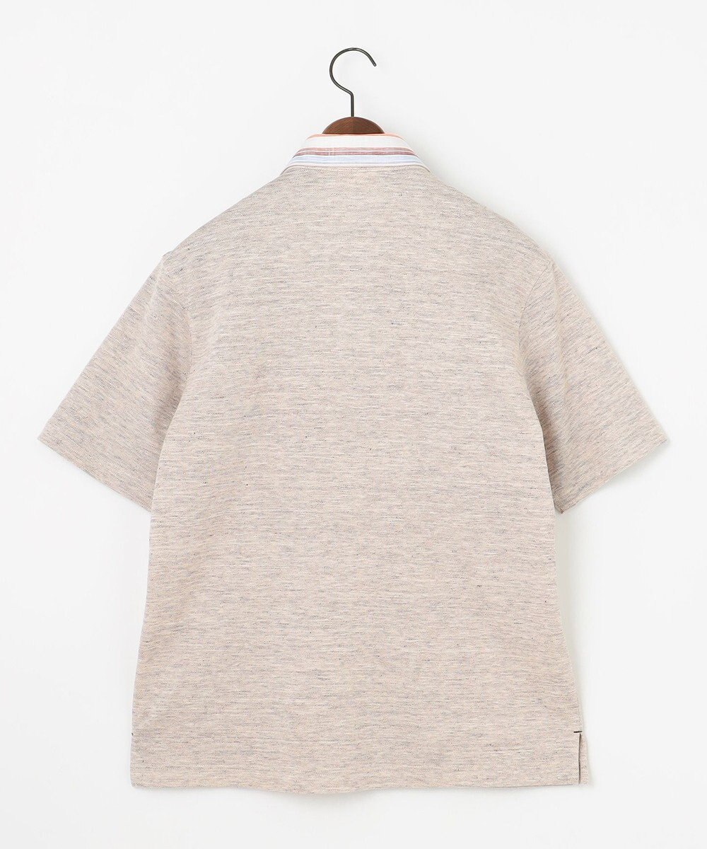 JOSEPH ABBOUD 【リネン素材/吸水速乾/日本素材】リネンハニカム ダディ ポロシャツ 