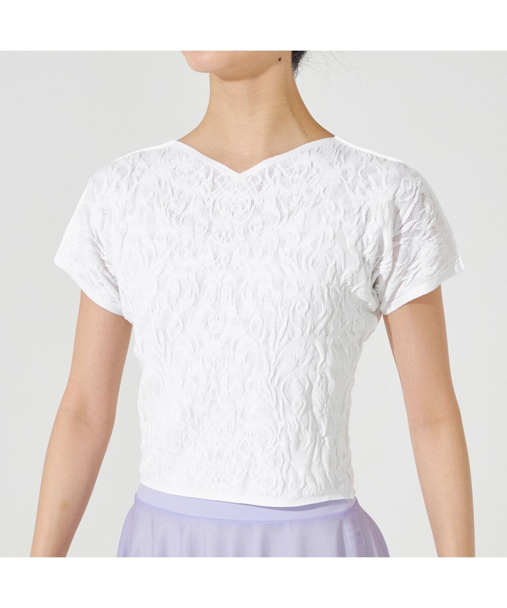 Chacott 【ノーソーイングニット】ノーソーイングコンパクトTシャツ 