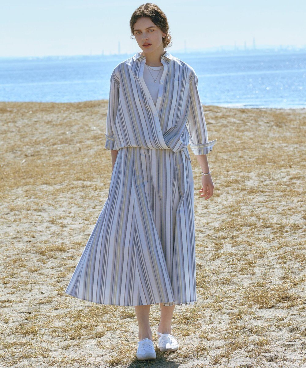 J.PRESS LADIES 【着こなしのポイントに】ドロップ 2連 ネックレス 