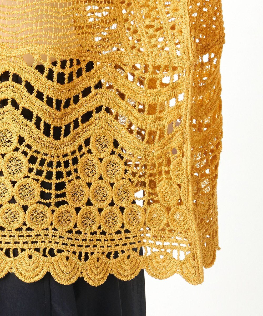 23区 【GOLD LABEL】コットンレーシー ニット 