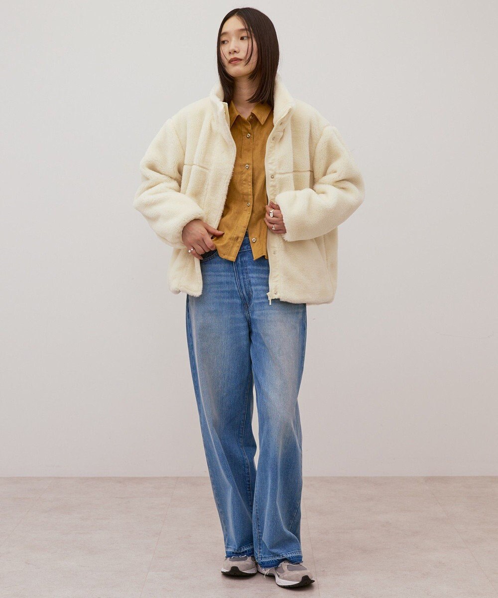 AMERICAN HOLIC スタンドベア風ボアコート 