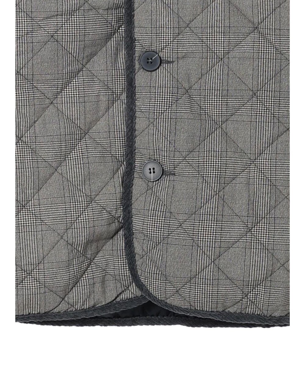 Green Parks キルティングノーカラーブルゾン 