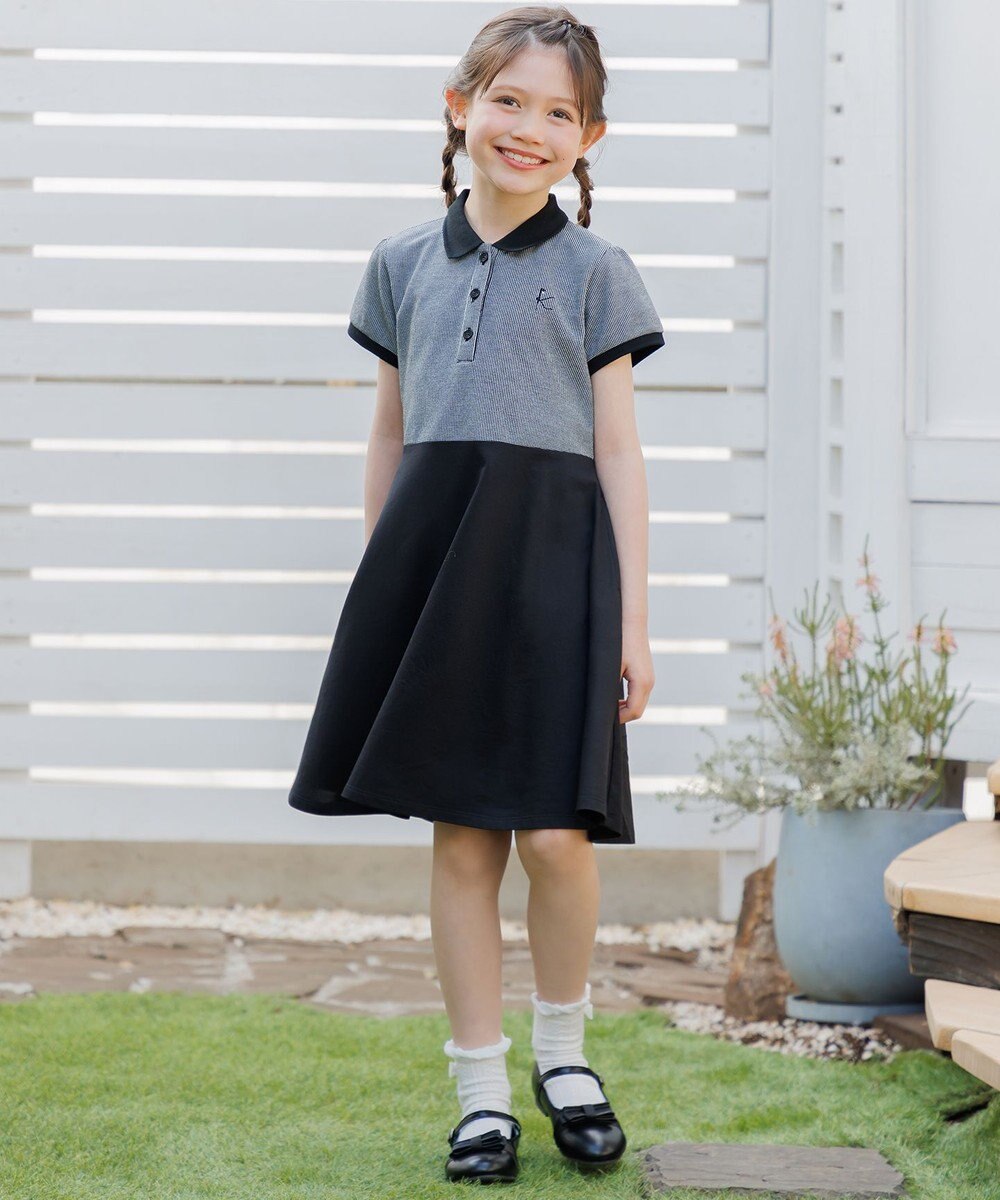 組曲 KIDS  【110-140㎝】 COOLMAXカノコワンピース 