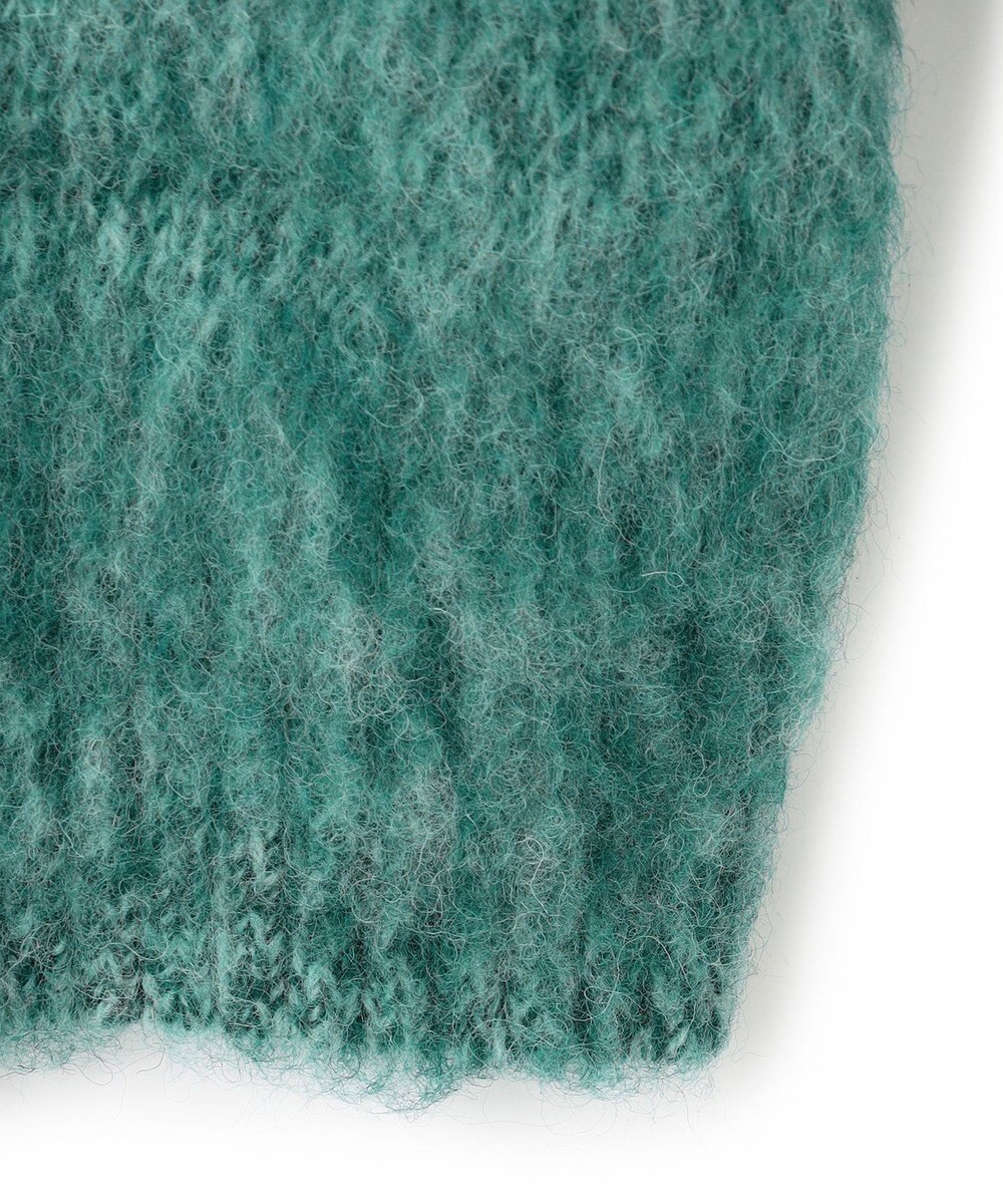 J.PRESS MEN 【J.PRESS ORIGINALS】SHETLAND WOOL SHAGGY MOULINET COLOR SADLE CARDIGAN / JAPAN MADE 