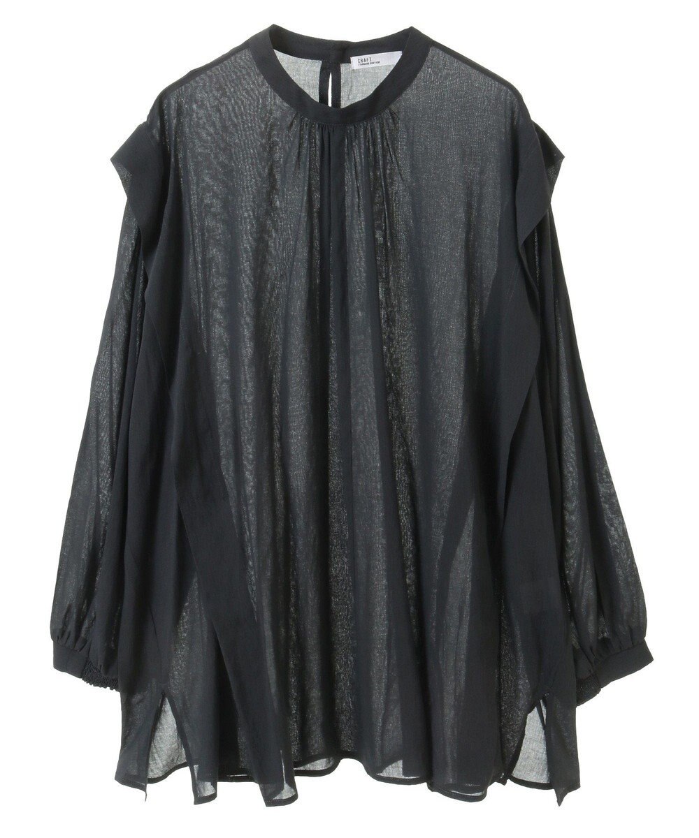 CRAFT STANDARD BOUTIQUE ヴィンテージボイルショルダータックブラウス 