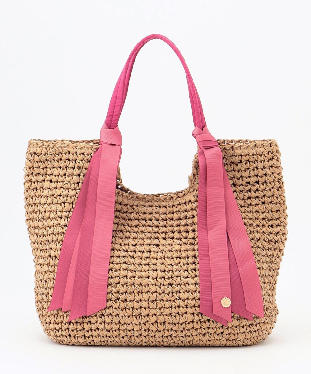 Cachecache コンビカラー下がりリボン手編みトートバッグ Unbillion ファッション通販 公式通販 オンワード クローゼット