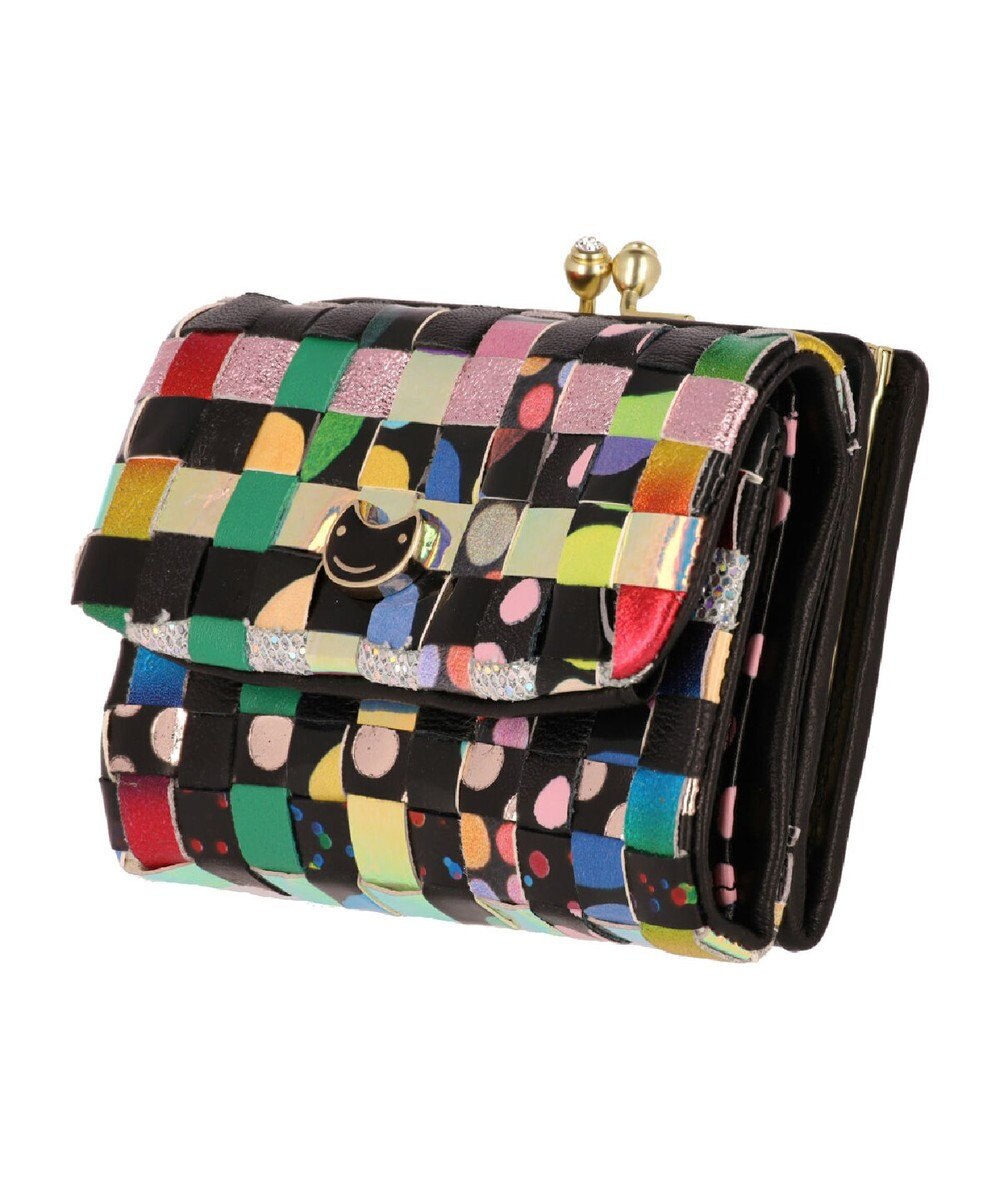 tsumori chisato CARRY エポネコメッシュ 2つ折り財布 がま口 