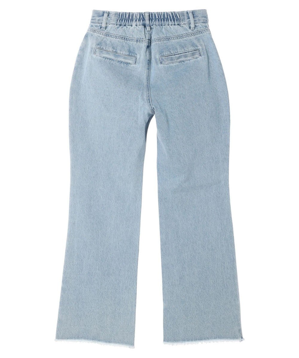 earth music&ecology フロントポケットフレアデニム 