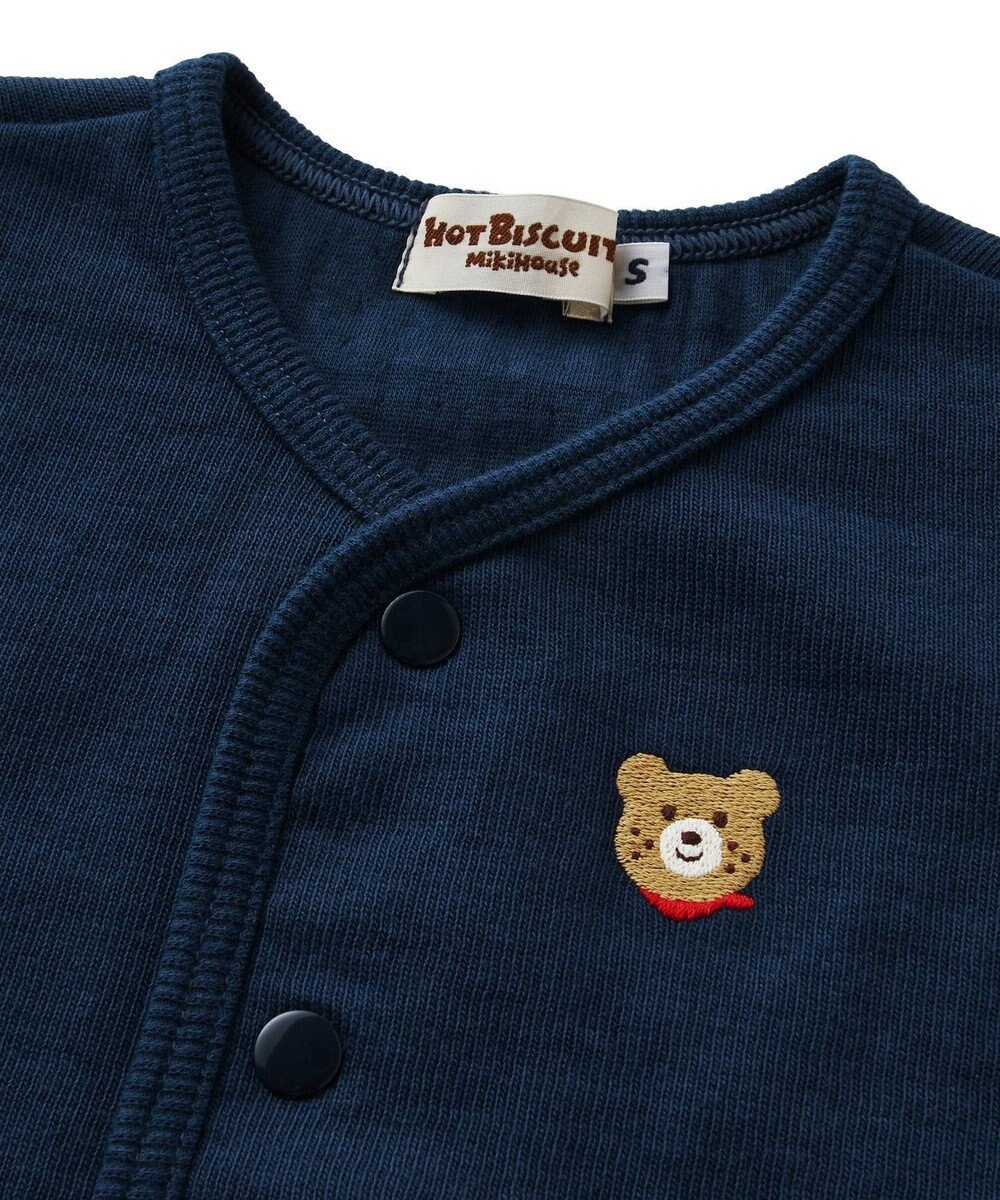 MIKI HOUSE HOT BISCUITS 【70-110cm】 接結天竺素材 ベスト 