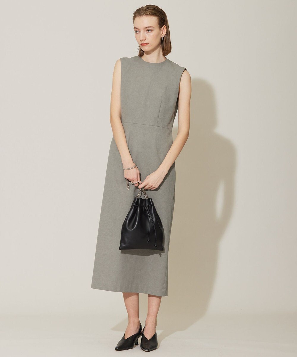 ICB L 【接触冷感・UVケア・撥水・洗える】 LooseWeave ノースリーブワンピース 