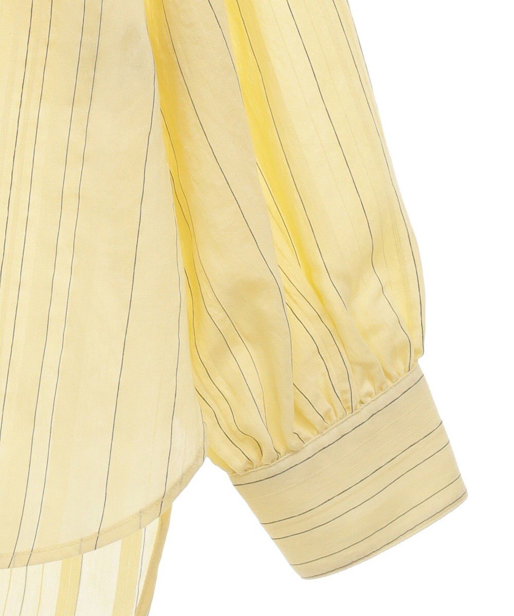 Green Parks ドロストネックシアーストライプチュニック 