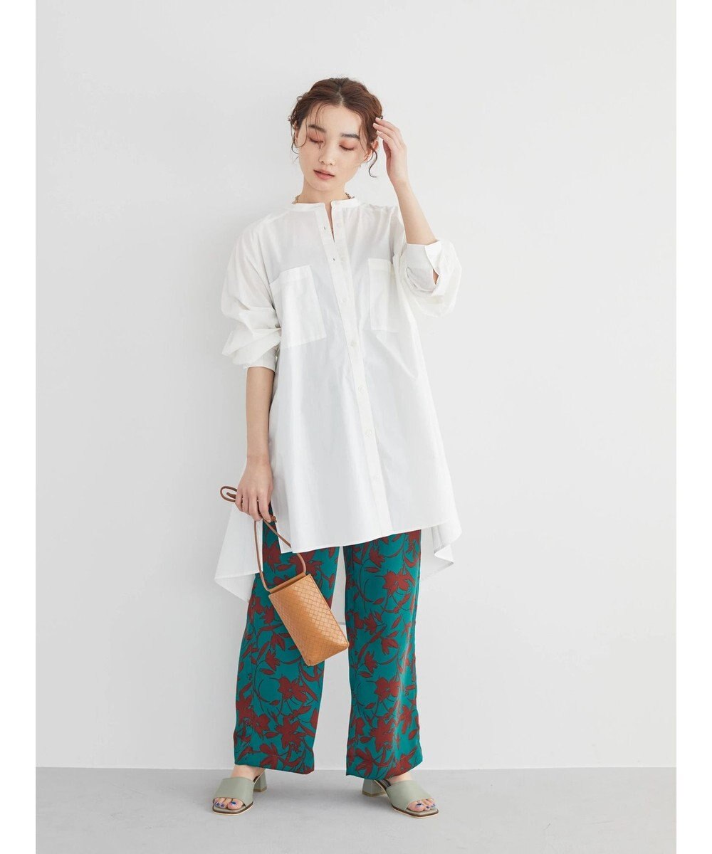 AMERICAN HOLIC ラグランＷポケットオーバーシャツチュニック 