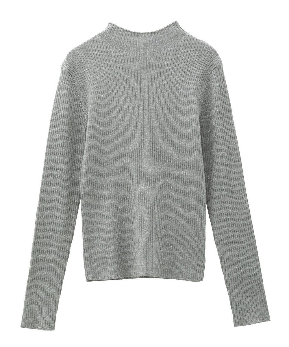 YECCA VECCA ラメ混ハイネックリブニット 