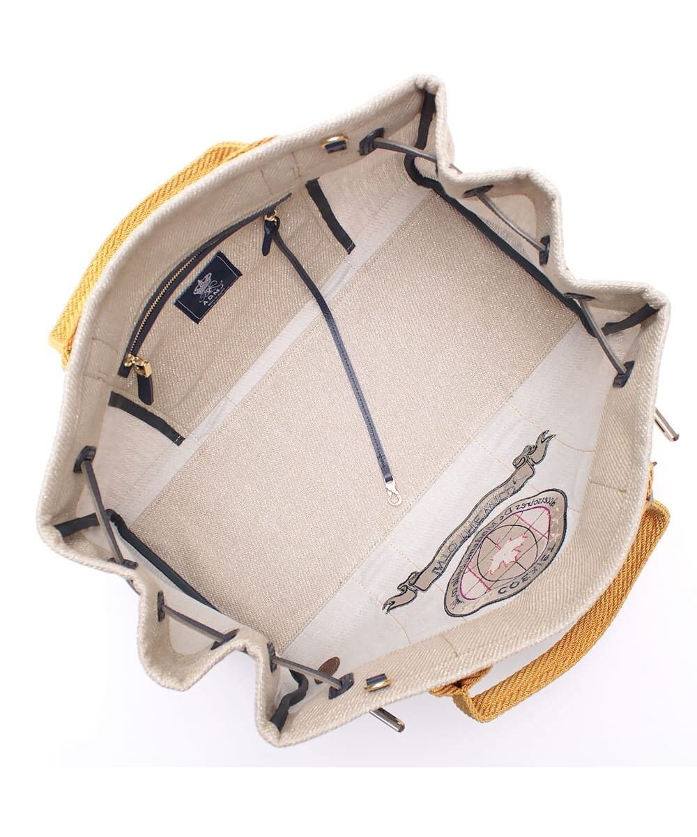 A.D.M.J. 【ファブリック】リネンラメクロス/前金具付トート32cm(Dカン＋)リネンラメクロス/前金具付トート40cm(Dカン＋) 